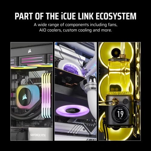 CORSAIR iCUE LINK LX120-R RGB Expansion Single Pack Cabinet Fan